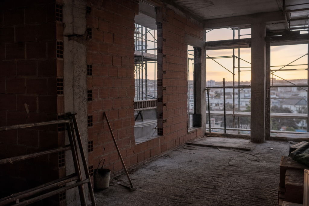 O empreiteiro não acabou a obra: e agora?